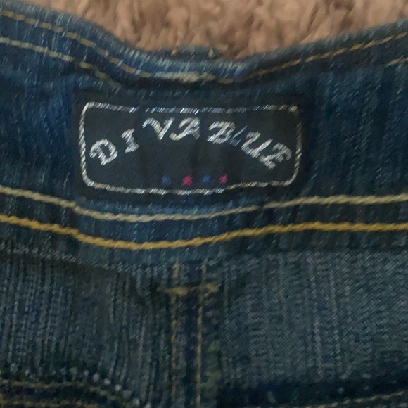 NWOT Y2K vintage Tier denim flare skirt size 13/14 - Picture 2 of 7